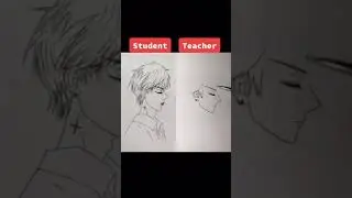 Teacher vs Student drawing challenge 
