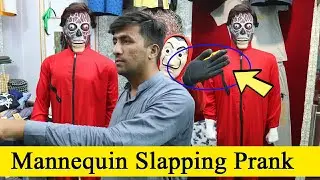 Mannequin Slapping Prank | Mannequin Prank | Masti Prank Tv