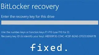 Fix Bitlocker Keeps Asking for Recovery Key on Windows 11