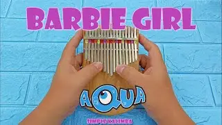 BARBIE GIRL (Aqua) - Kalimba Easy Tutorial