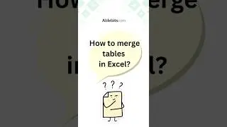 Merge tables in 