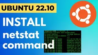 Install netstat command on Ubuntu 22.10 through net-tools package