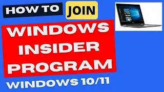Join Windows Insider Program in Windows 10 / 11