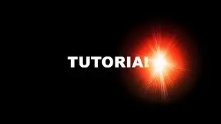 Tutorial Photoshop in romana Text dezvaluit de lens flare