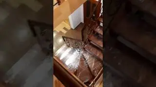 Лестница из профильной трубы на второй этаж!