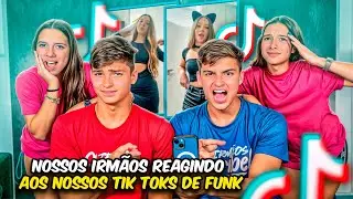 ELES REAGIRAM AOS NOSSOS TIK TOKS DE FUNK!