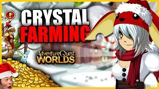 Farming Crystals for Secret items! AQW