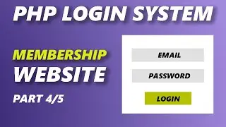 PHP with MySQL - Login and Register System - Part 4