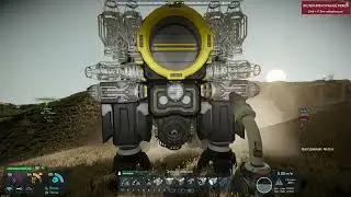 [4]Space Engineers / Строю, настраиваю майнера и информационные дисплеи, метеориты бомбят базу)