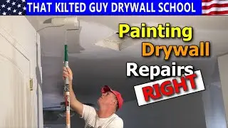 Painting a Drywall Repair RIGHT.  You're Probably doing it WRONG