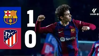 FC BARCELONA 1 vs 0 ATLETICO MADRID | LALIGA 2023/24 MD15