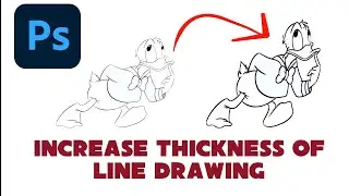 Increse Thickness of Line drawing in adobe photoshop