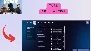 How to Turn on & off Aim Assist in Fortnite Mobile