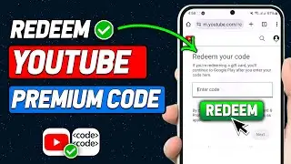 How to Redeem YouTube Premium Code | YouTube Premium Code Redeem (Android-iOS) (2024 New Method)