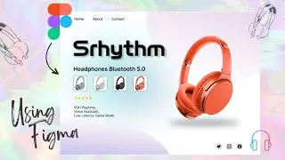 Headphone website design in figma (part -1) | figma tutorial #figma #uiuxdesigner #landingpage