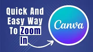 Learn Easily How To Zoom In Canva