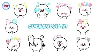 GREEN SCREEN CUTE EMOJIS V1 EFFECTS
