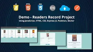 Reader's Record project Demo | Javascript, HTML, CSS project for intermediate developers.