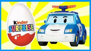 Робокар Поли - Мультик про машинки - Киндер Сюрпризы - Robocar Poli - Kinder Surprise