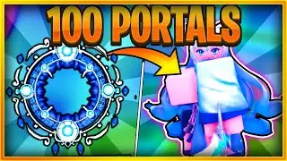 Using 100 NEW SECRET Portals For *NEW SECRETS* In Anime Defenders!