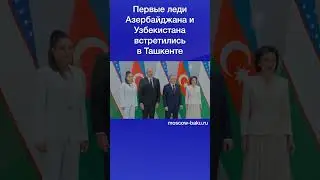 Первые леди Азербайджана и Узбекистана встретились в Ташкенте