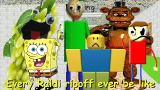 Every Raldi ripoff ever be like #01 Baldis Basics Mod