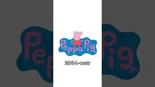 Peppa Pig historical logos