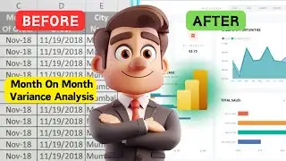 Power BI Month on Month Variance Analysis Explained | 