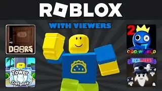 ROBLOX GAMES WITH VIEWERS 🚪⚔️🚽