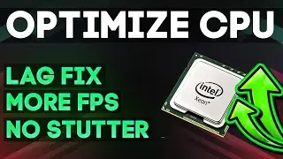 How To OPTIMIZE CPU/Processor For Gaming & Performance - BOOST FPS & FIX Stutters ✅