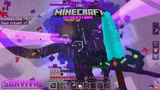 EF Wither Storm Add-on ,Survival [MCPE-MCBE]Wither Storm In Minecraft,EnderFoxBoy MC🦊!!!