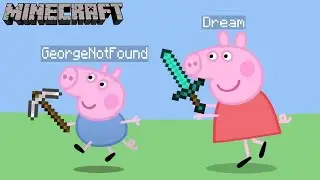 Minecraft Manhunt But It's Peppa Pig