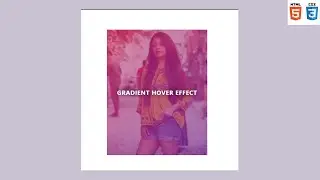 CSS Gradient Hover Effect || Colorful Background Hover