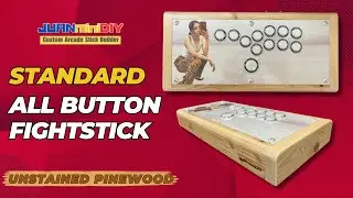 JMD Standard All Button Wooden Fight stick Made of  Pinewood