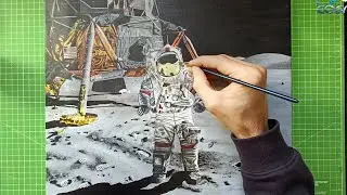 Dipingo l'ultimo uomo sulla Luna: Apollo 17
