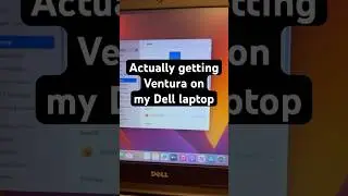 MacOS Ventura on my 8 year old Dell laptop 