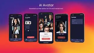 Free AI Avatar professional photos for iOS and Android