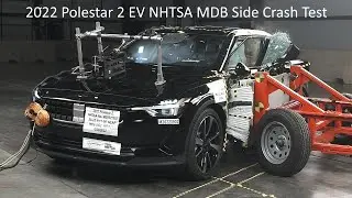 2021-2024 Polestar 2 EV NHTSA MDB Side Crash Test