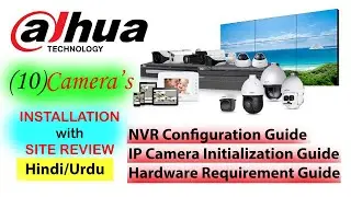 How to Install CCTV | Dahua IP Camera Initialization |  NVR Configuration |  Full Guide | Hindi/Urdu