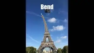 How to bend an Eiffel Tower in Photoshop