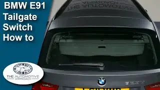 How to replace Tailgate Glass Switch BMW E46 / E91 / E61 Touring
