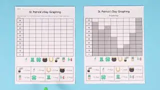 St. Patrick's Day Skip Counting Graph Worksheet