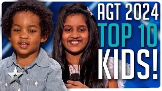 These Kids Have Talent! TOP 10 BEST Kid Auditions from Americas Got Talent 2024!