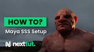 How to Setup SSS in Maya Tutorial I Subsurface Scattering Skin Shader