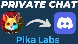 How to Use Pika Labs AI Private chat in Discord Tutorial