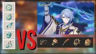Ayato Artifacts Echoes of an offering vs HoD Comparison & Showcase in 2 minutes - Genshin Impact