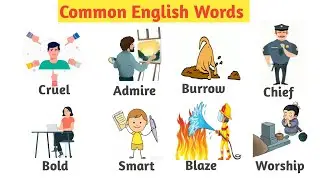 Vocabulary: Common English Words With Meaning and Pictures| Common English Words| IELTS| TOEFL