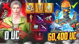 60,400 UC OBUNACHIM YANGI AKKAUNTINI KUCHAYTIRIB BERDIM 🥵 PUBG MOBILE!!!