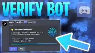 How To Set Up Discord Verification System Bot | Pandez Guard Beta Tutorial