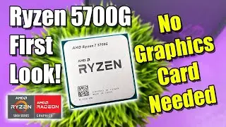 The RYZEN 7 5700G Is A BEAST! No Graphics Card Needed!?